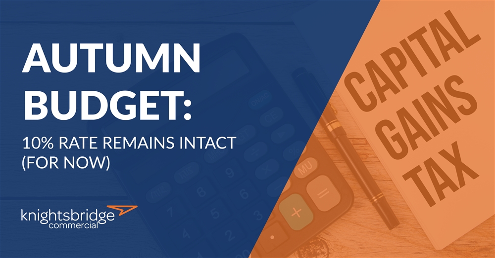 Autumn Budget: no rise in BADR rate until April 2025