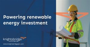 Knightsbridge’s renewable energy business sales